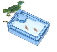 Bac À Eau pour Reptiles, Bol d'eau pour Dragon Barbu, Distributeurs d'Aliments pour Reptiles et Amphibiens pour Alimentation dans l'Habitat pour Gecko, Caméléon, Grenouille, Lézard, Tortue et