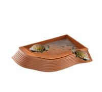 Bac à eau pour tortue - Assiette avec nourriture et eau pour reptiles - Régime résistant pour terrarium - Accessoire tortue de lézard - Décoration intérieure en plein air - Vivarium