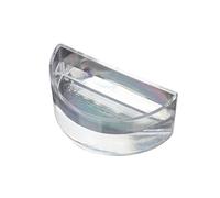 Bac à eau semi-circulaire transparent pour expériences physiques et optiques - Outil éducatif pour étudiants et enseignants - Appareil d'expérimentation optique éducatif