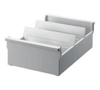 Bac à fiches 'the admin' A4 paysage, gris lumière