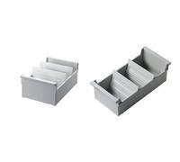 Bac À Fichier A5 À L'italienne, Gris Clair Non