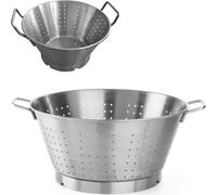 Hendi Passoire ronde 527306 inox perforée ø325 H175 mm avec base et 2 poignées