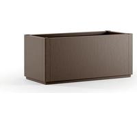 Bac a fleur Ethica rectangulaire 80 cm taupe