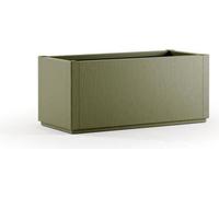 Bac a fleur Ethica rectangulaire 80 cm vert