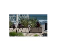 Stefanplast Bac à fleurs ETHICA rectangulaire 80 cm – 100x43x35 cm – Vert