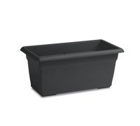 Bac A Fleur Rectangulaire Mediterraneo - 110l - 100 Cm - Plastique - Anthracite