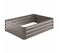 Bac À Fleurs 120x90x30cm Gris Pot De Fleurs Jardinière Balcon Jardin NEUF