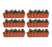 Bac À Fleurs 40,60 Ou 80Cm Bac De Balcon Pot De Fleurs Avec Soucoupe