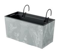 Boîte à fleurs avec poignée et insert Pot de fleurs pour balcon 8 types