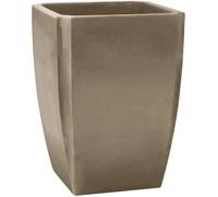 Bac À Fleurs Carré Haut Taupe - 65 Litres - Palmea 13909 Eda Plastiques