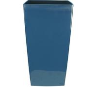Bac a fleurs carré NUANCE - Plastique - L38xP38xH69 cm - Bleu
