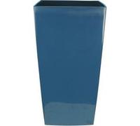 Bac a fleurs carré NUANCE - Plastique - L38xP38xH69 cm - Bleu