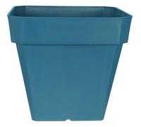Bac à fleurs carré RIVIERA SOLEILLA - Plastique - 50x50 cm - Bleu