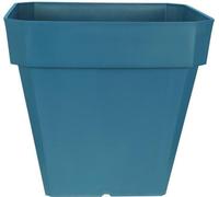 Bac a fleurs carré RIVIERA SOLEILLA - Plastique - 50x50 cm - Bleu