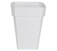 Bac à fleurs carré RIVIERA SOLEILLA - Plastique - H53x39x39 cm - Blanc