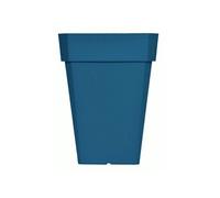 RiViERA Bac à fleurs carré SOLEILLA Plastique H53 x 39 x 39 cm Bleu