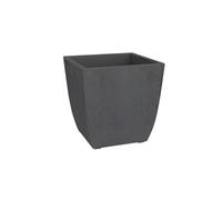Bac a fleurs - DIVA BASALT - Gris anthracite - Carré - 42 L - 43,5 x 43,5 x H.44,2 cm - EDA - Bac intérieur amovible