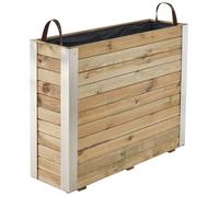 Bac à fleurs en bois 100 x 30 x 78,5 cm Bambou - Cerland