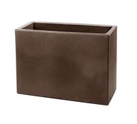JARDINIÈRE RECTANGULAIRE BRONZE 100X40 CM H 40 MOD. SCHIO CASSA