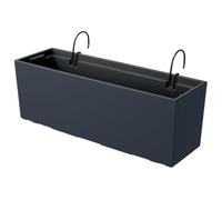 Bac à fleurs - Prosperplast - Urbi Case W - Rectangulaire - Plastique - Anthracite mat