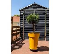 Bac a fleurs RIVIERA SOLEILLA - Plastique - Hauteur 53 cm - Jaune Jaune G