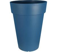 Bac à fleurs RIVIERA SOLEILLA - Plastique - Hauteur 66 cm - Bleu