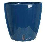 Bac a fleurs rond RIVIERA EVA NEW - Plastique - Diametre 36 cm - Bleu