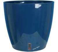 Bac à fleurs rond RIVIERA EVA NEW - Plastique - Diamètre 46 cm - Bleu