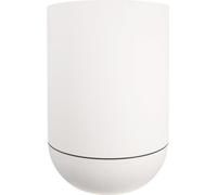 Bac a fleurs rond RIVIERA GRANIT TULIPE - Plastique - Diametre 50 cm - Blanc