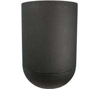 Bac a fleurs rond RIVIERA GRANIT TULIPE - Plastique - Diametre 50 cm - Noir