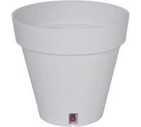 Bac a fleurs rond RIVIERA LOFT - Plastique - Diametre 30 cm - Blanc