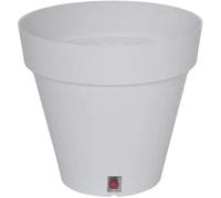 Bac À Fleurs Rond Riviera Loft - Plastique - Diamètre 30 Cm - Blanc Blanc