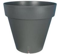 Pot de fleurs rond RIVIERA LOFT - Plastique - D29,5 x H27 cm - 10,5L - Gris