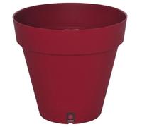 Bac à fleurs rond RIVIERA LOFT - Plastique - Diamètre 40 cm - Rouge