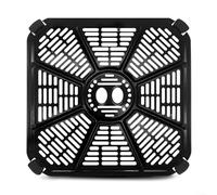 Bac à friteuse anti-adhésif pour friteuses à air comprimé avec poignée, passe au lave-vaisselle, poêle à griller en acier au carbone pour une cuisson uniforme et un nettoyage facile