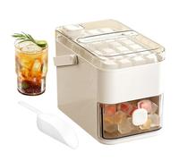 Bac à glace avec couvercle - machine à glace | bacs à glaçons avec couvercle | bac à glace pour congélateur avec récipient | machine à glace