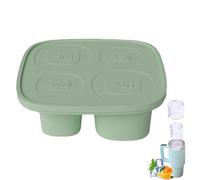 Bac à glace cylindrique, bac à glace pour tasse - Machine à glace | 4 cavités creux en silicone pour whisky, cocktails, thé, abreuvoir à café, appareils de cuisine pour tasse 30 oz-40 oz