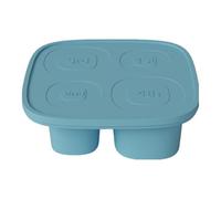 Bac à glace cylindrique, moule à glace cylindrique - Bol à boissons innovant - Moule en silicone creux à 4 cavités avec couvercle - Gadget de cuisine - Récipient pour tasse de 30 oz-40 oz