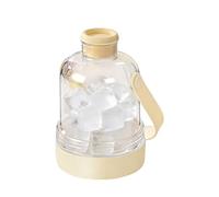 Bac à glace pour congélateur | pour congelés - Gourde avec paille et poignée et moule à glaçons - pour maison cuisine pique-nique camping réfrigérateur boissons café vin