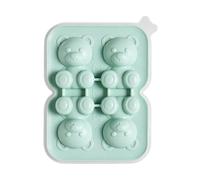 Bac à glace pour congélateur - récipient en silicone alimentaire en forme d'ours, moule à glaçons 3D en forme d'ours | pour cuisine réfrigérateur boissons eau whisky cocktail