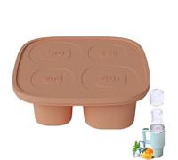 Bac à glace pour tasse, tasse moule à glace | Bol à boissons Novelty | 4 cavités creux en silicone pour whisky, cocktails, thé, abreuvoir à café, ustensiles de cuisine pour tasse 30 oz - 40 oz