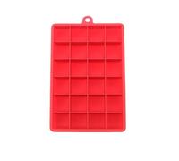 bac a glacon Bac à glaçons carré en silicone, for aliments auxiliaires, purée, fromage, gelée, outil de cuisine, cube cocktail(B NO Cover Red)