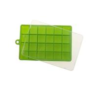 bac a glacon Bac à glaçons en silicone avec trou, boîte carrée, auxiliaire alimentaire, purée, fromage, gelée, ustensile de cuisine, facile démouler(Plum)