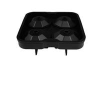 Bac A Glacon Grand bac à glaçons en forme de rose, moule en silicone 3D diamant réutilisable for cocktails, whisky, fournitures de fête(Color05)