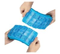 bac a glacon Moule à glaçons en silicone ultra-polyvalent, compatible avec le congélateur, for les et chocolats faits maison(2pcs Blue)