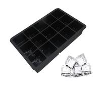 Bac a Glacon Moule à glaçons géant en silicone, grand format, carré, 4/6/8/15/160 grilles(15Grid,2PCS)
