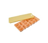 Fackelmann 17045 Bac a glacons avec couvercle, bac à glacon, bac glacon, glacons moule, bac a glacon, moule a glacon, moule glacon, Plastique, 25,8 x 10 x 3 cm