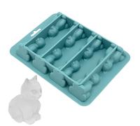 Bac à Glaçons 3D Chat - Forme Amusante Moule Congélateur Accessoire Boisson | Bloc de boisson unique | Forme de cube en silicone à dégagement rapide, outil de refroidissement flexible pour la cuisine