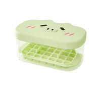 Bac À Glaçons - ABS 19,8x12,6x8,8cm Blanc Rose Vert | Moule Empilable À 24 Cavités - Base Du Couvercle De Presse À Cochon | Glace Sans Contact Pour Cocktails Au Café - Pour Rafraîchir Les Boissons, Co