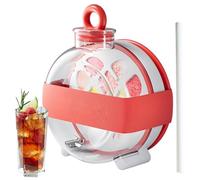Bac à glaçons anti-fuite de 300 ml avec paille | Ustensiles de cuisine spécialisés pour l'intérieur et l'extérieur, l'été, les voyages, la voiture, le camping, la plage, les pique-niques, les boissons